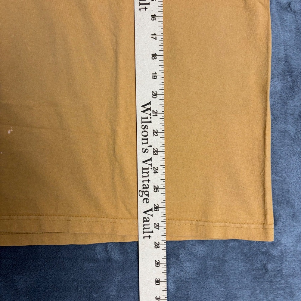 Vintage Champs Sports T-Shirt Mens L Yellow Miami Hurricanes USA Cotton Tee - Picture 7 of 8